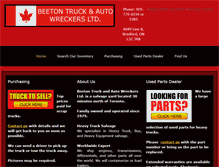Tablet Screenshot of beetontruckandauto.com